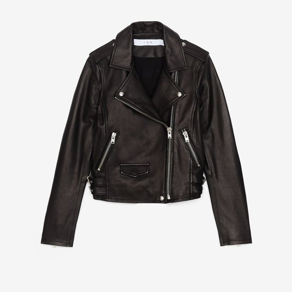IRO ASHVILLE LEATHER JACKET - Picture 7 of 7